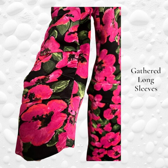 ZARA Floral Print Blazer Dress - Size S New Without Tags - Picture 4 of 5